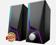Altavoces Para Computadora, Altavoces Estéreo Hi-Fi Con USB 3.5Mm Para PC NUEVO. picture