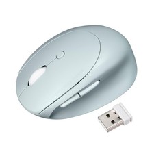 Sanwa Supply Silent Wireless Compact Ergonomic Mouse (Rechargeable 5-Button Blue picture