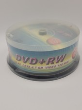 Staples Branded DVD+RW Discs 25 Pack Factory Sealed NIP picture