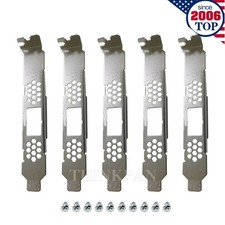 NEW 5PCS Full Height Bracket for P1276-0022M LSI00343 SAS 9300-8e DELL H830 picture