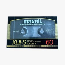 Vintage Maxell XLII-S 60 Sealed Blank Cassette Tape Super Fine Epitaxial picture