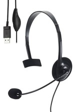 ELECOM Wired Headset USB with Microphone Over-Ear Single Ear Lightweight Compact picture