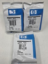 Genuine HP 56 Black 57 Tri-Color 3 Pack Ink Cartridges  Factory Sealed No Box picture