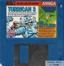 CU Amiga Coverdisk 71, Turrican 3 & The Settlers Demos, Commodore Amiga - Floppy picture