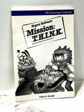 Super Solvers Mission T.H.I.N.K. User’s Guide Manual The Learning Company 1997 picture