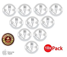 LOT of 10 Genuine Apple Lightning to USB Cables Charger for iPhone 7 8 XR 11 12 picture