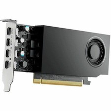 PNY NVIDIA RTX A400 Professional Graphics Card w/ 4GB GDDR6, Quad DP, Black picture