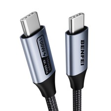 BENFEI USB C to USB C Monitor Cable(4K@120Hz), 100W PD Fast Charge, 10Gbps Data picture