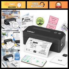 Wireless Bluetooth Thermal Shipping Label Printer - 4x6 Label Maker, Easy Setup picture