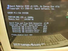 Vintage Abit Bridgeport AB-PX5 AT CNC 200MHz 64MB Socket 7 Motherboard Tested picture