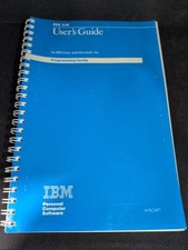 Vintage IBM DOS 3.20 Operating System Users Guide Manual 1st Edition 1986 picture