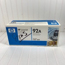 NEW Genuine HP 92A Black Laserjet Print Cartridge, C4092A -SEALED picture