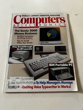 Computers & Electronics Magazine July 1984 Tandy 2000 IBM Portable Pc Hp  picture