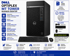 Dell OptiPlex MT i5-11500 16GB RAM 512GB NVMe SSD RTX 3050 Win11 Gaming PC Wifi picture