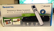 Pandigital Handheld Wand Scanner With Feeder Dock and SD Card Red PANSCN09RD New picture