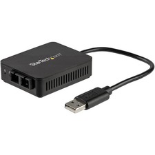 StarTech USB to Fiber Optic Converter - 100Mbps - USB 2.0 Network Adapter - picture
