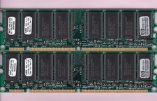 128MB 2x64MB PC-100 NEC MC-458C8646LFA-A10 HP 1818-7321 PC100 SDR 8Mx64 RAM Kit picture