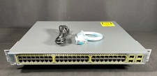 Cisco Catalyst WS-C3750G-48TS-S 48 Port 10/100/1000T Gigabit Switch -Fast Ship picture