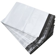 200 6X9 White Poly Mailers Self Sealing Shipping Envelopes Plastcc Bags 2.5 Mil picture