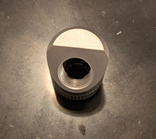 EKWB EK-Torque 45 Degree Angled Rotary Fitting, Satin Titanium picture