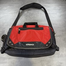 Vintage OGIO Laptop Messenger Bag Black Red Commuter Y2K Cyber Tech Satchel picture