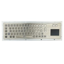 Waterproof IP65 Rugged Wired USB Stainless Steel Metal Industrial Keyboard picture