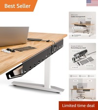 Effortless Under Desk Cable Management Organizer - Includes 10 Reusable Ties picture
