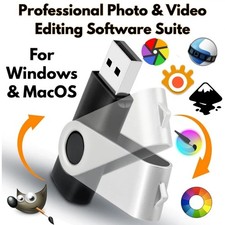 Professional Photo and Video Editing Software Suite 2026 USB for MacOS & Windows picture