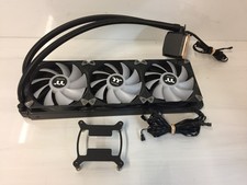 Thermaltake 360mm AIO Liquid CPU Cooler 3x120mm Fans Intel Bracket Black picture