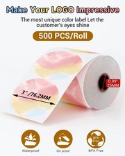 Phomemo 4x6 2x2 3x3 Thermal Shipping Label Self-Adhesive for Zebra/Munbyn/Rollo picture