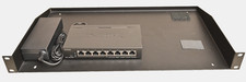D-Link DGS-1008P 8-Port Gigabit PoE Switch & Middle Atlantic 1U Rack Shelf 10.5