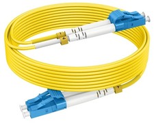 RamboCables-OS2 LC to LC Single Mode Fiber Patch Cables, 100ft/30m, 5Pack picture