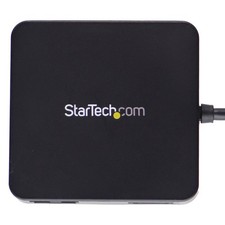 StarTech.com USB C Multiport Adapter USB C/USB A/RJ45/HDMI (DKT30CHD) - Black picture
