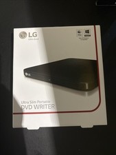 NEW LG - SP80NB80 - ULTRA SLIM PORTABLE USB EXTERNAL DVD-WRITER - PC/MAC– BLACK picture