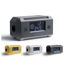 Digital Monitor Flow Meter Thermometer For DIY Water Cooling System Fast Ship picture
