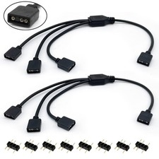 3 Pack ARGB Extension Cable 1-To-1 ARGB Splitter Cable 5V 3-Pin Addressable RGB picture