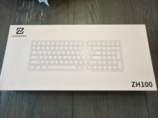 ZORNHER ZH100 Wireless Mechanical Gaming Keyboard 98% Pink Custom Creamy Switch picture