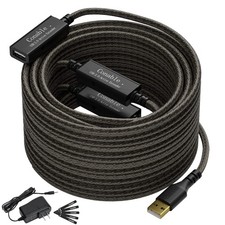 Active USB Extension Cable 150 Feet, 2.0 A Male to 150FT, Brown picture