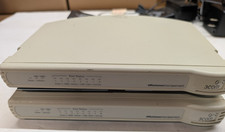 Lot of 2 3Com OfficeConnect Dual Speed Hub 8 3C16753 10/100 8-Port w/ Adapters picture