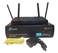 TP-Link Archer BE3600 BE230 Wi-Fi 7 Dual Band Router 2.5Gbps Tested + Pwr Supply picture