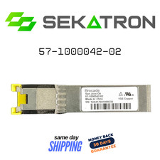 🔗 Brocade 57-1000042-02 Optical Transceiver Module  • 1G SFP‐Copper ⚡ picture