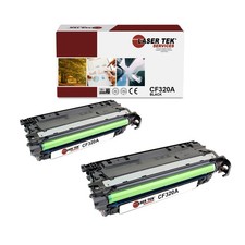 2Pk LTS 652A CF320A Black Compatible for HP LaserJet M651dn M651n M651xh Toner picture