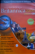 Encyclopedia Britannica 2006 Deluxe CD Rom SHIPS FAST/FREE #B3 picture