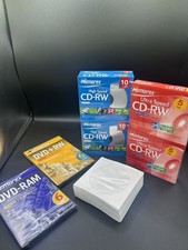 Memorex Lot CD-RW 30 Discs DVD+RW DVD-RAM Sealed New + CD Sleeves picture