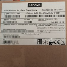 lenovo power supply 450w 4P57A12649  picture