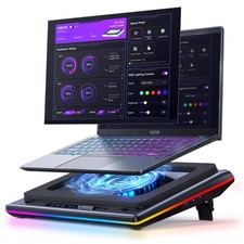 llano V12 Ultra Laptop Cooling Pad with Smart Software Control Laptop Fan picture