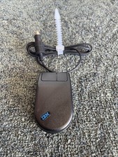 IBM Vintage Black 2 Button Mini Trackball Mouse 95F5443 - UNTESTED -  picture