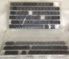 Drop Two Tone Shine Through Keycaps Gray 104 Count picture