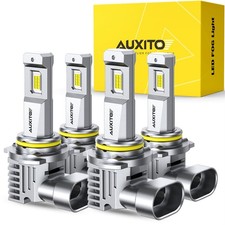 AUXITO 9005 9006 Combo 6500K White 180,000LM Mini Size Plug and Play,4PCS | 1... picture