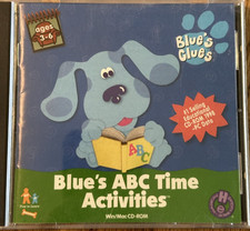Vintage 1999 BLUE'S CLUES ABC Time Activities CD  Preschool Educational Ages 3-6 picture